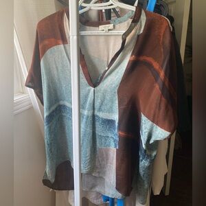 Wilfred silk top xs (oversized fit)